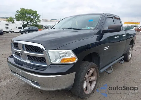 2012 Ram 1500 Slt z USA, uszkodzony, nr VIN 1C6RD7GPXCS263152